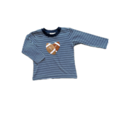 Luigi Blue Stripe Footballs LS Tee