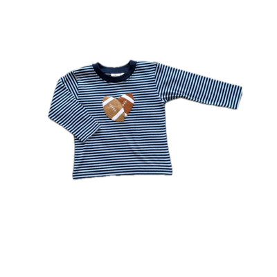 Luigi Blue Stripe Footballs LS Tee