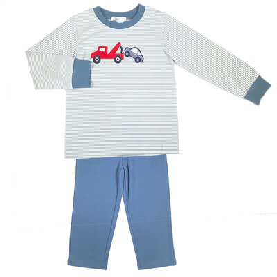 Ishtex Textile Products, Inc Tow Truck Boy's Pants Set