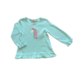 Luigi Lt Jade Unicorn Ruffle Swing Top