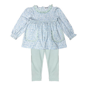 Ishtex Textile Products, Inc Ditsy Flower Leggings Set