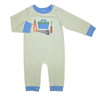 Ishtex Textile Products, Inc Tool Box Boy's Romper