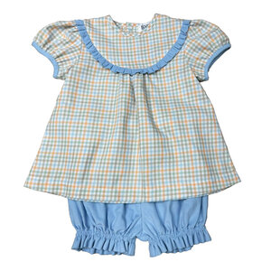 Ishtex Textile Products, Inc Fall Plaid Bloomers Set