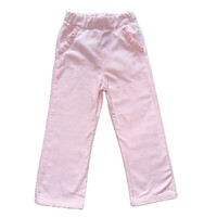 Luigi Lt Pink Ruffle Pocket Corduroy Pants