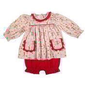 Ishtex Textile Products, Inc Nutcracker Girl's Bloomers Set