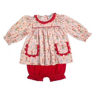 Ishtex Textile Products, Inc Nutcracker Girl's Bloomers Set