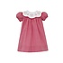 Anavini Valentine Day Red Gingham Float w/ Scalloped Collar