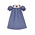 Anavini Turkey Girls Navy Blue Gingham Bishop w/ Insert SS