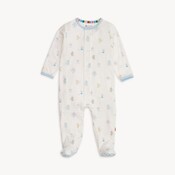 Magnetic  Me Blue Baby Beats Modal Footie