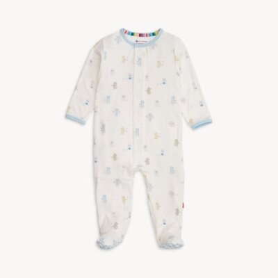 Magnetic  Me Blue Baby Beats Modal Footie
