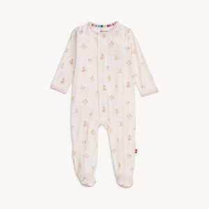Magnetic  Me Pink Baby Beats Modal Footie