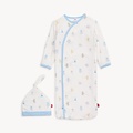 Magnetic  Me Blue Baby Beats Modal Gown w/Hat