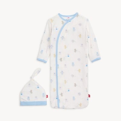 Magnetic  Me Blue Baby Beats Modal Gown w/Hat