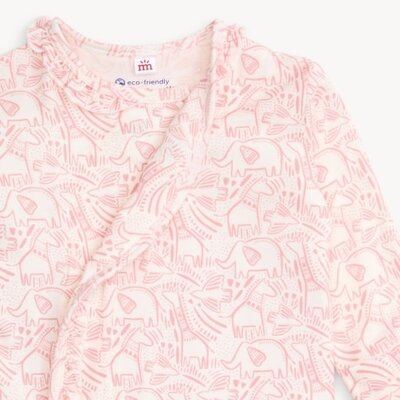 Magnetic  Me Pink Herds of a Feather Gown w/Ruffle Hat