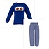 Anavini Turkey Boys Royal Blue Knit Boys L/S Shirt w/ Navy Blue Pant Set