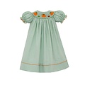 Anavini Pumpkin Patch Girls Green & Blue Check Bishop S/S