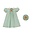 Anavini Pumpkin Patch Girls Green & Blue Check Float Dress