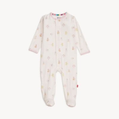 Magnetic  Me Pink Baby Beats Modal Footie