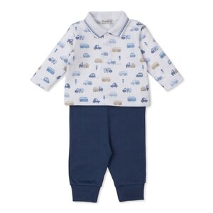 Kissy Kissy Stop & Go Traffic Print Pant Set