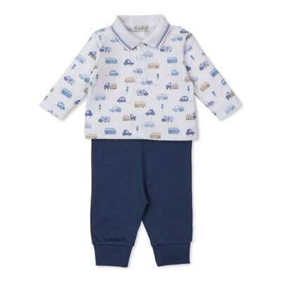 Kissy Kissy Stop & Go Traffic Print Pant Set