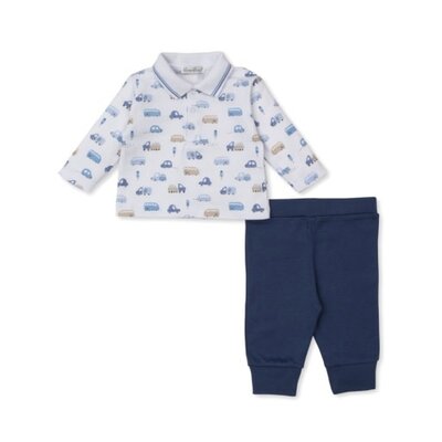 Kissy Kissy Stop & Go Traffic Print Pant Set