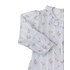 Kissy Kissy Ribbon Stripe Bouquets Lt Blue Footie
