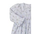 Kissy Kissy Ribbon Stripe Bouquets Lt Blue Smocked Print Dress Set