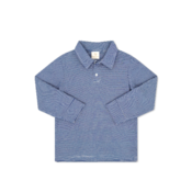 Lullaby Set Ridge Royal Stripe Knit Parker Polo