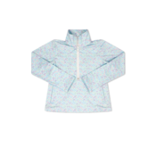 Frosted Floral/Pure Coconut Heather Half Zip