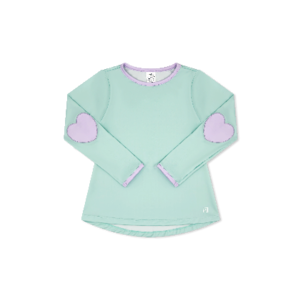 Cool Mint/Petal Purple Kylie LS Tee