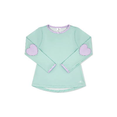 Cool Mint/Petal Purple Kylie LS Tee
