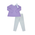 Set Fashions Lilac Lavender/Frosted Floral Madeline Legging Set