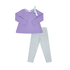 Set Fashions Lilac Lavender/Frosted Floral Madeline Legging Set