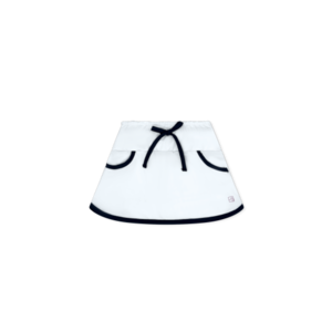 Pure Coconut/Nantucket Navy Tiffany Tennis Skirt