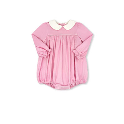 Lullaby Set High Point Pink Corduroy w/White Collar Charleston Bubble