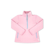 Cotton Candy Pink/ Cotton Candy Blue Heather Half Zip