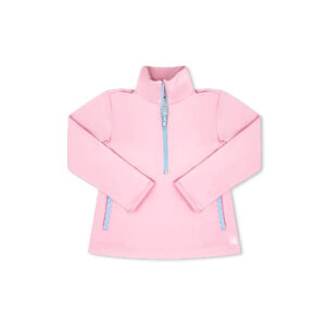 Cotton Candy Pink/ Cotton Candy Blue Heather Half Zip