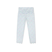 Set Fashions Frosted Floral Sadie Scallop Legging
