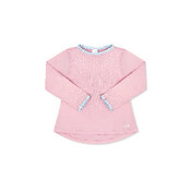 Cotton Candy Pink w/Frosted Floral Taylor LS Tee