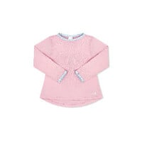 Cotton Candy Pink w/Frosted Floral Taylor LS Tee