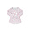 Cotton Candy Pink/Petal Purple Mini Gingham Bridget Basic LS Tee
