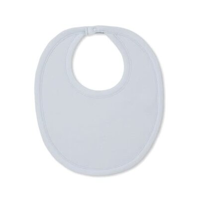 Kissy Kissy Lt Blue Sweet Homecoming Jacquard Bib