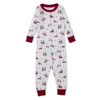 Kissy Kissy Christmas Capers Print Snug Pajama Set