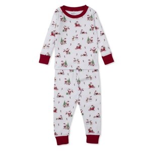 Kissy Kissy Christmas Capers Print Snug Pajama Set