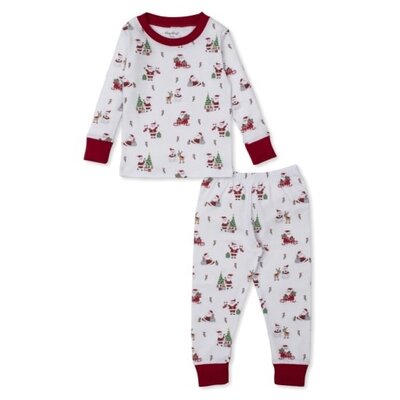Kissy Kissy Christmas Capers Print Snug Pajama Set