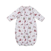 Kissy Kissy Christmas Capers Print Convertible Gown