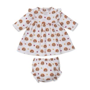 Kissy Kissy Turkey Team Print Dress Set