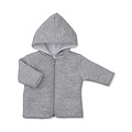 Kissy Kissy Lt Grey Classic Jacquard Padded Zip Jacket