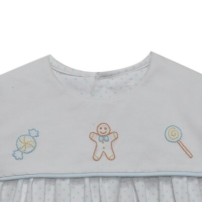 Baby Sen Gingerbread Blue Rowan Boy Bubble