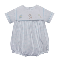 Baby Sen Gingerbread Blue Rowan Boy Bubble